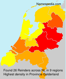 Surname Reinders in Netherlands Surname Reinders in Netherlands