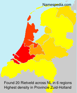 Surname Rietveld in Netherlands Surname Rietveld in Netherlands