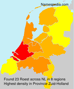 Surname Roest in Netherlands Surname Roest in Netherlands