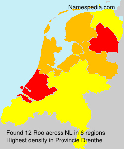 Surname Roo in Netherlands Surname Roo in Netherlands