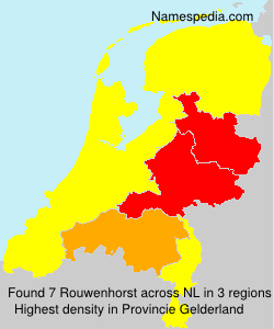 Surname Rouwenhorst in Netherlands Surname Rouwenhorst in Netherlands