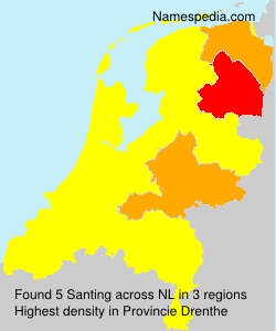 Surname Santing in Netherlands Surname Santing in Netherlands