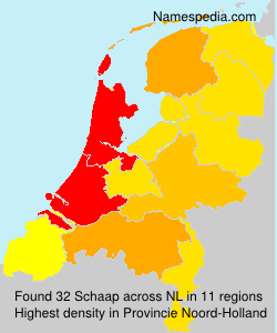 Surname Schaap in Netherlands Surname Schaap in Netherlands