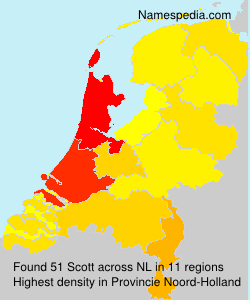 Surname Scott in Netherlands