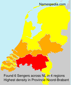 Surname Sengers in Netherlands Surname Sengers in Netherlands