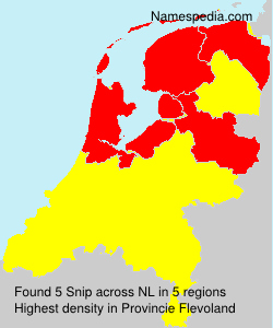 Surname Snip in Netherlands Surname Snip in Netherlands