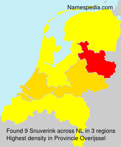 Surname Snuverink in Netherlands Surname Snuverink in Netherlands