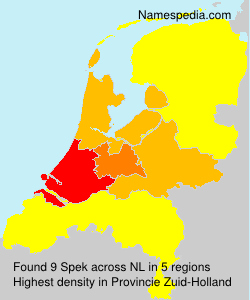 Surname Spek in Netherlands Surname Spek in Netherlands