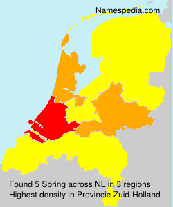 Surname Spring in Netherlands Surname Spring in Netherlands