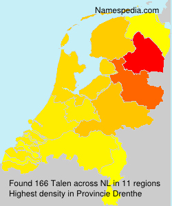 Surname Talen in Netherlands Surname Talen in Netherlands