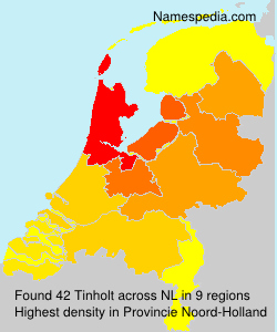 Surname Tinholt in Netherlands Surname Tinholt in Netherlands