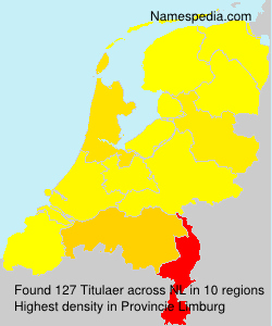 Surname Titulaer in Netherlands Surname Titulaer in Netherlands