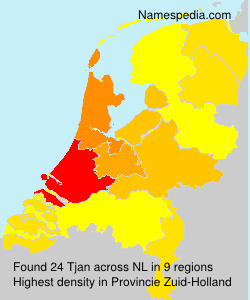 Surname Tjan in Netherlands Surname Tjan in Netherlands