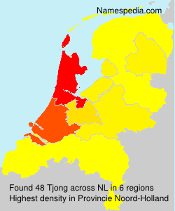 Surname Tjong in Netherlands Surname Tjong in Netherlands