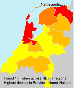 Surname Toben in Netherlands Surname Toben in Netherlands