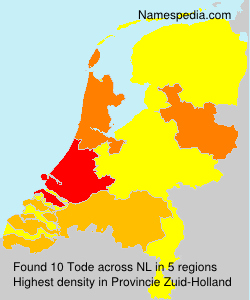 Surname Tode in Netherlands Surname Tode in Netherlands