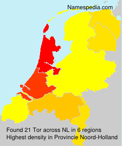 Surname Tor in Netherlands Surname Tor in Netherlands