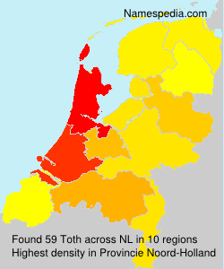 Surname Toth in Netherlands Surname Toth in Netherlands