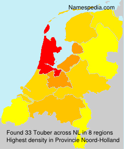 Surname Touber in Netherlands Surname Touber in Netherlands