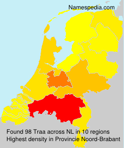 Surname Traa in Netherlands Surname Traa in Netherlands