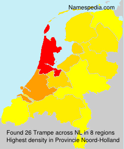 Surname Trampe in Netherlands Surname Trampe in Netherlands