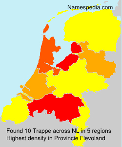 Surname Trappe in Netherlands Surname Trappe in Netherlands