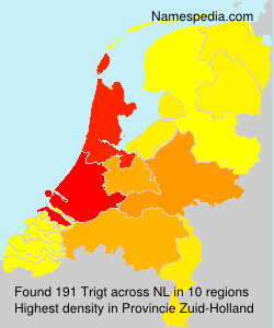 Surname Trigt in Netherlands Surname Trigt in Netherlands