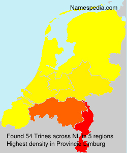 Surname Trines in Netherlands Surname Trines in Netherlands