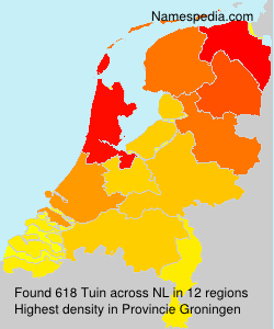 Surname Tuin in Netherlands Surname Tuin in Netherlands