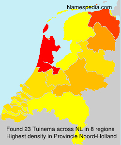 Surname Tuinema in Netherlands Surname Tuinema in Netherlands