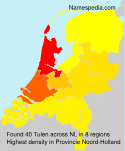 Surname Tulen in Netherlands Surname Tulen in Netherlands