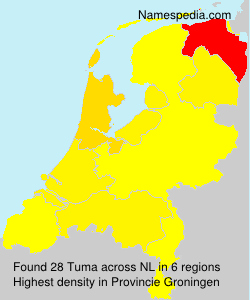 Surname Tuma in Netherlands Surname Tuma in Netherlands