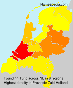 Surname Tunc in Netherlands Surname Tunc in Netherlands