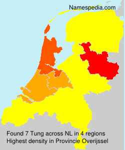 Surname Tung in Netherlands Surname Tung in Netherlands