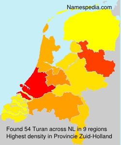 Surname Turan in Netherlands Surname Turan in Netherlands