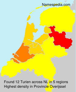Surname Turien in Netherlands Surname Turien in Netherlands