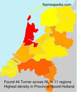Surname Turner in Netherlands Surname Turner in Netherlands