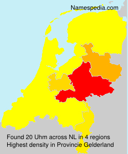 Surname Uhm in Netherlands