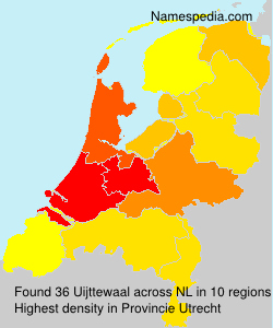 Surname Uijttewaal in Netherlands