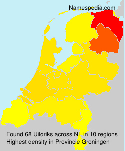 Surname Uildriks in Netherlands Surname Uildriks in Netherlands