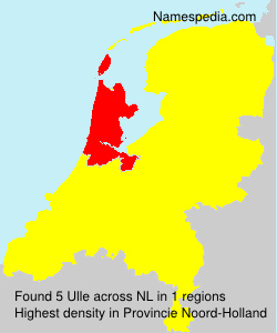 Surname Ulle in Netherlands