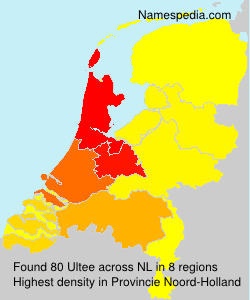 Surname Ultee in Netherlands Surname Ultee in Netherlands