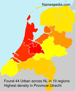 Surname Urban in Netherlands Surname Urban in Netherlands