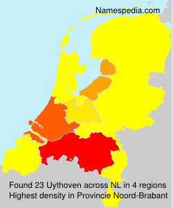 Surname Uythoven in Netherlands Surname Uythoven in Netherlands