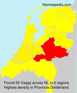 Surname Vaags in Netherlands