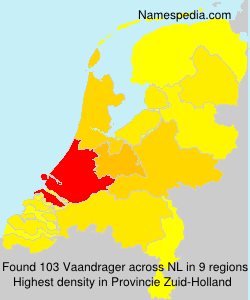 Surname Vaandrager in Netherlands