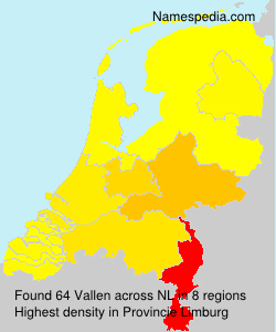 Surname Vallen in Netherlands Surname Vallen in Netherlands