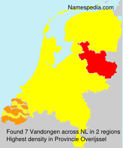 Surname Vandongen in Netherlands Surname Vandongen in Netherlands