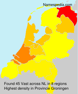 Surname Vast in Netherlands Surname Vast in Netherlands