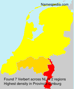 Surname Verbert in Netherlands Surname Verbert in Netherlands